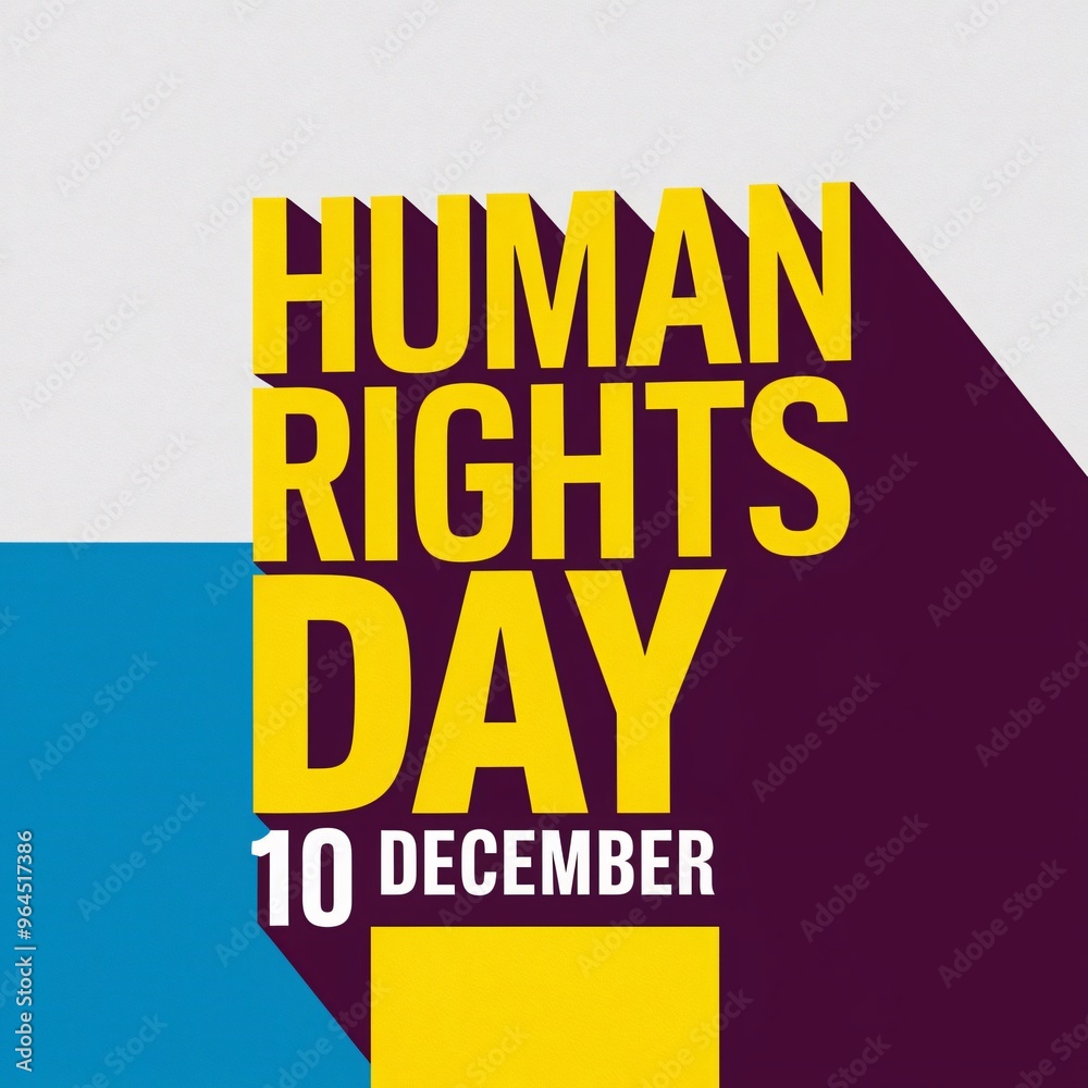 Fototapeta premium Human Rights Day Background Design