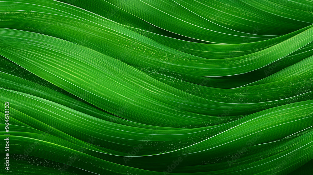 A green leafy plant with a long, curvy stem