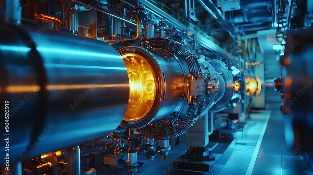 Cooling System in Nuclear Fission Power Plant Transferring Atomic Energy