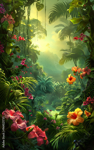 Blossoms of Healing and Transformation: Enchanted Polynesian Garden