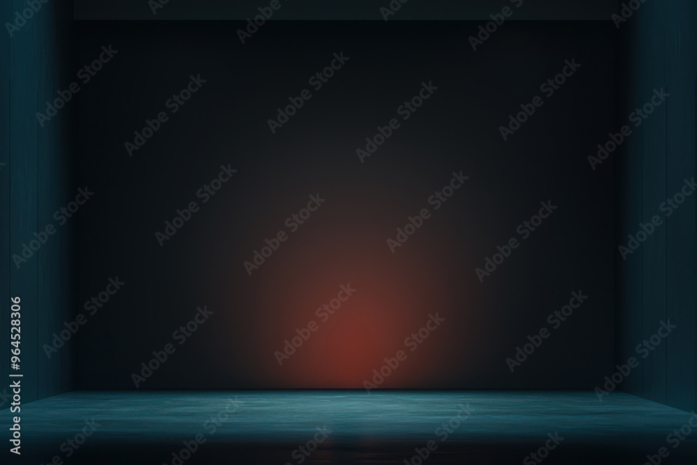 Minimalist Dark Room with Red Ambient Light Glow
Minimalist Dark Room with Red Ambient Light Glow