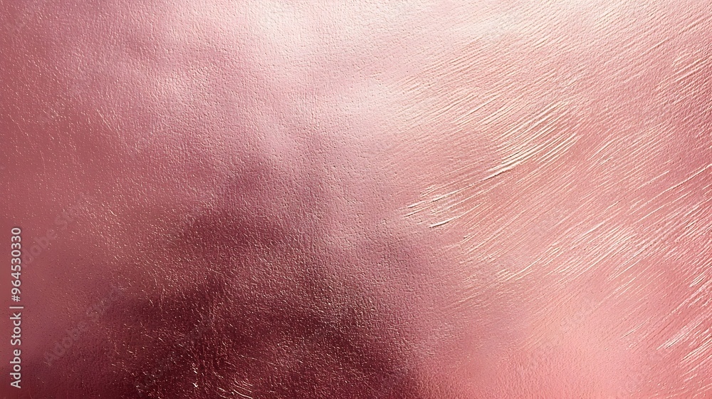 Fototapeta premium Rose Gold Metallic Surface With Soft Luxurious Sheen,Blank Area for Text Overlay