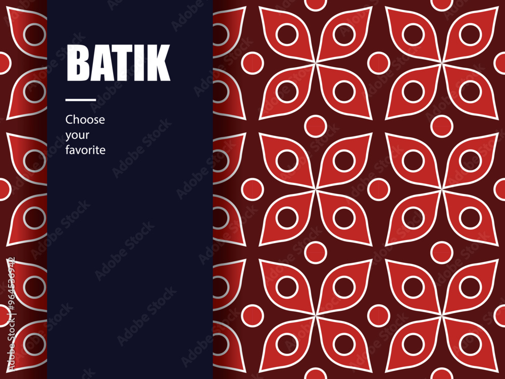 indonesian culture traditional batik seamless ethnic pattern fabric fashion textile ornament print