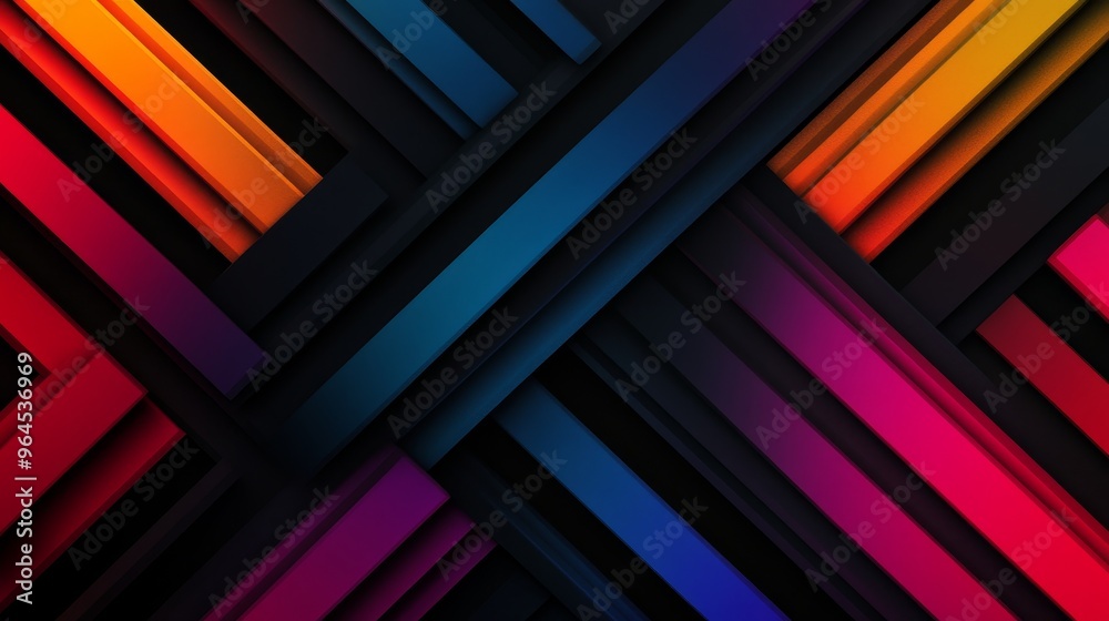 A vibrant and dynamic abstract pattern featuring intersecting colorful lines against a sleek black backdrop. This design symbolizes creativity, energy, and the interconnectedness of ideas, creating a A vibrant and dynamic abstract pattern featuring intersecting colorful lines against a sleek black backdrop. This design symbolizes creativity, energy, and the interconnectedness of ideas, creating a