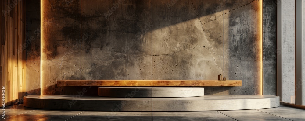 Podium mockup featuring a sleek, contemporary look. Podium mockup featuring a sleek, contemporary look.