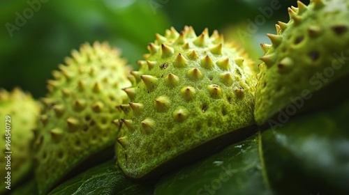 Annona muricata seed detail photo