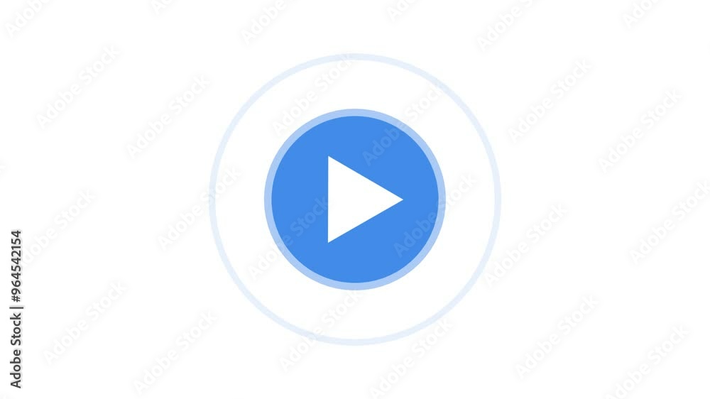 play icon, video play icon for website and mobile design animation on white background. play icon, video play icon for website and mobile design animation on white background.