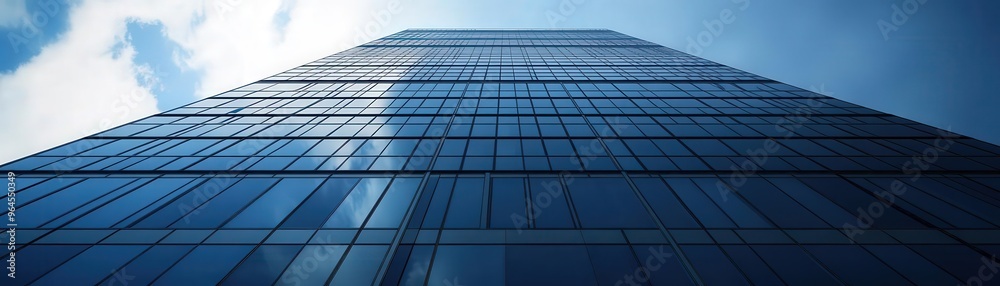 A corporate skyscraper with dark windows, symbolizing the downfall of a major company after declaring bankruptcy A corporate skyscraper with dark windows, symbolizing the downfall of a major company after declaring bankruptcy