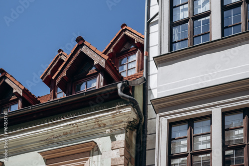 Canvas Print Bratislava, Slovakia - August 7, 2024: The old city center of Bratislava