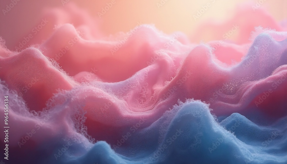 Fototapeta premium Elegant fabric-inspired abstract background with smooth flowing lines, layered depth, dynamic textures