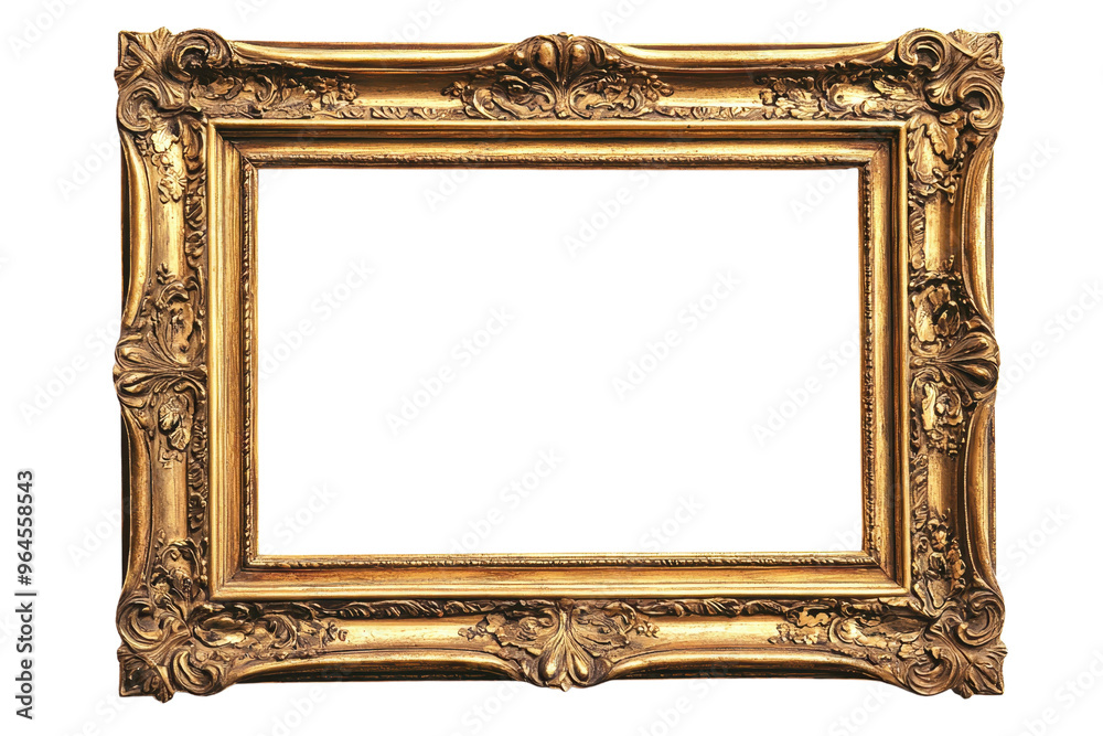 Ornate gold picture frame with intricate detailing and vintage style, perfect for classic artwork or photography display. Ornate gold picture frame with intricate detailing and vintage style, perfect for classic artwork or photography display.