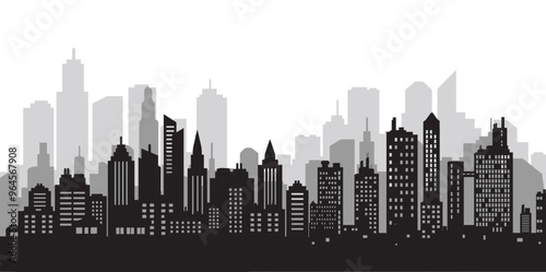 City light , urban light background . city scape