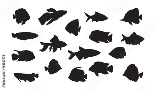 Fish silhouette 