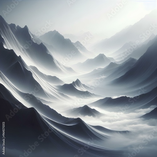 abstract background with mountains