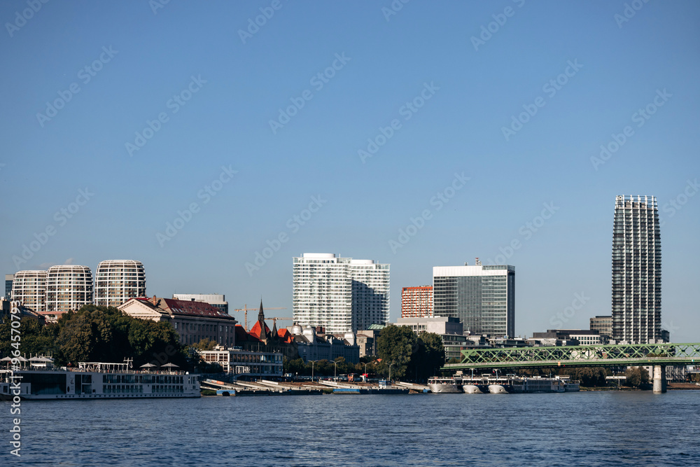 View of the center of Bratislava from the Danube View of the center of Bratislava from the Danube