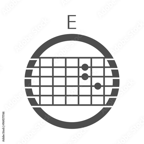 Guitar chord icon design