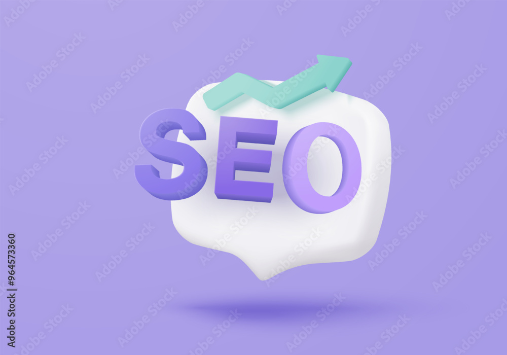 3D seo optimization icon for marketing social media. Interface for research planning web analytics strategy. 3d seo strategy buttons icon vector render illustration 3D seo optimization icon for marketing social media. Interface for research planning web analytics strategy. 3d seo strategy buttons icon vector render illustration