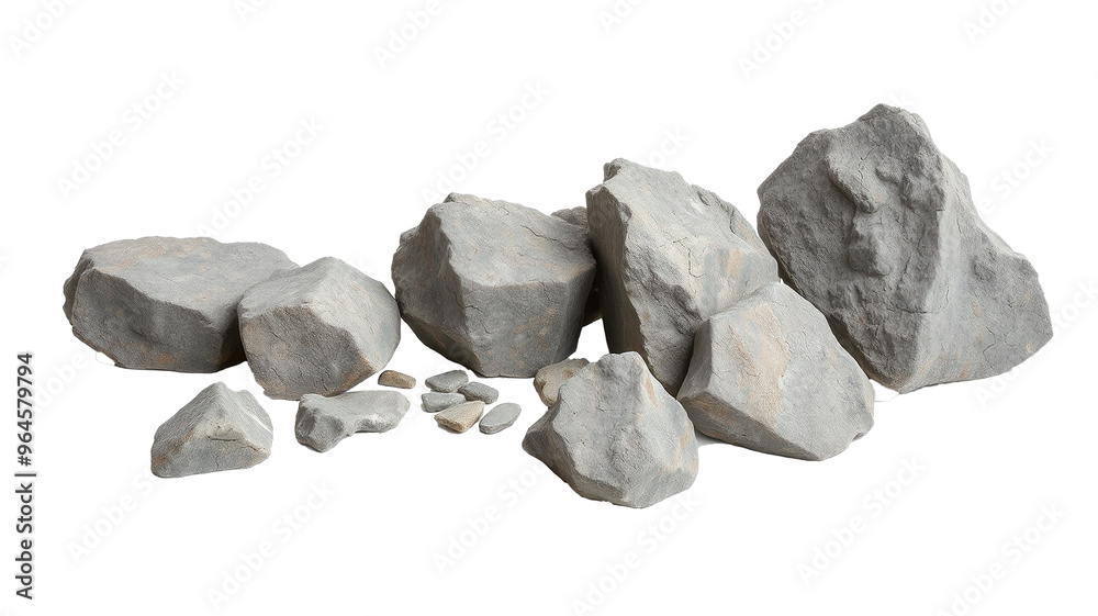 pile of rocks, transparent background pile of rocks, transparent background