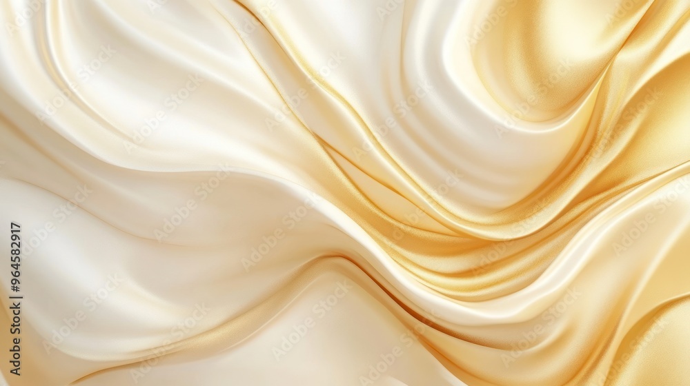Fototapeta premium Creamy Silk Drapes