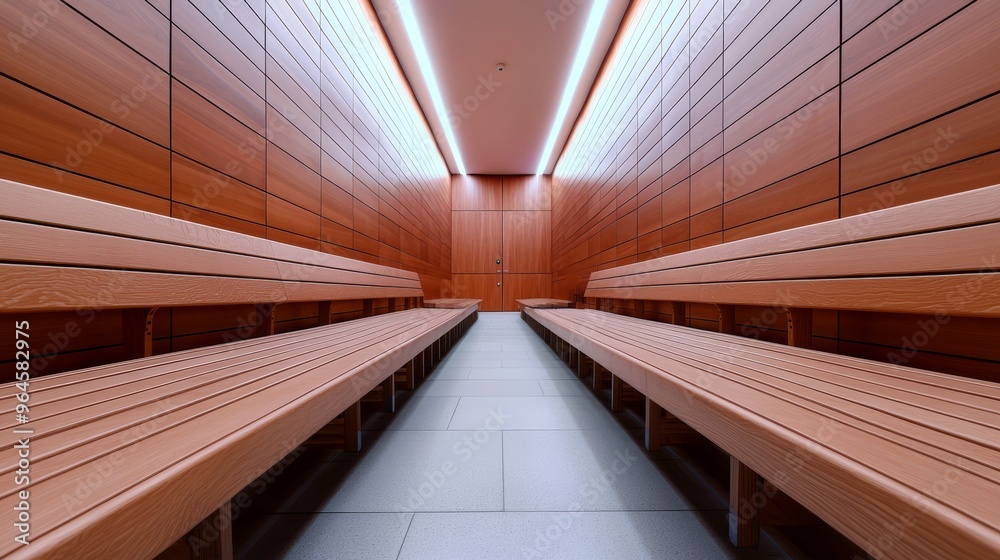 Obraz premium Symmetry in Minimalist Courthouse Architecture, Discuss the use of symmetry in minimalist courthouse designs, focusing on how balanced layouts convey fairness, order, and dignity