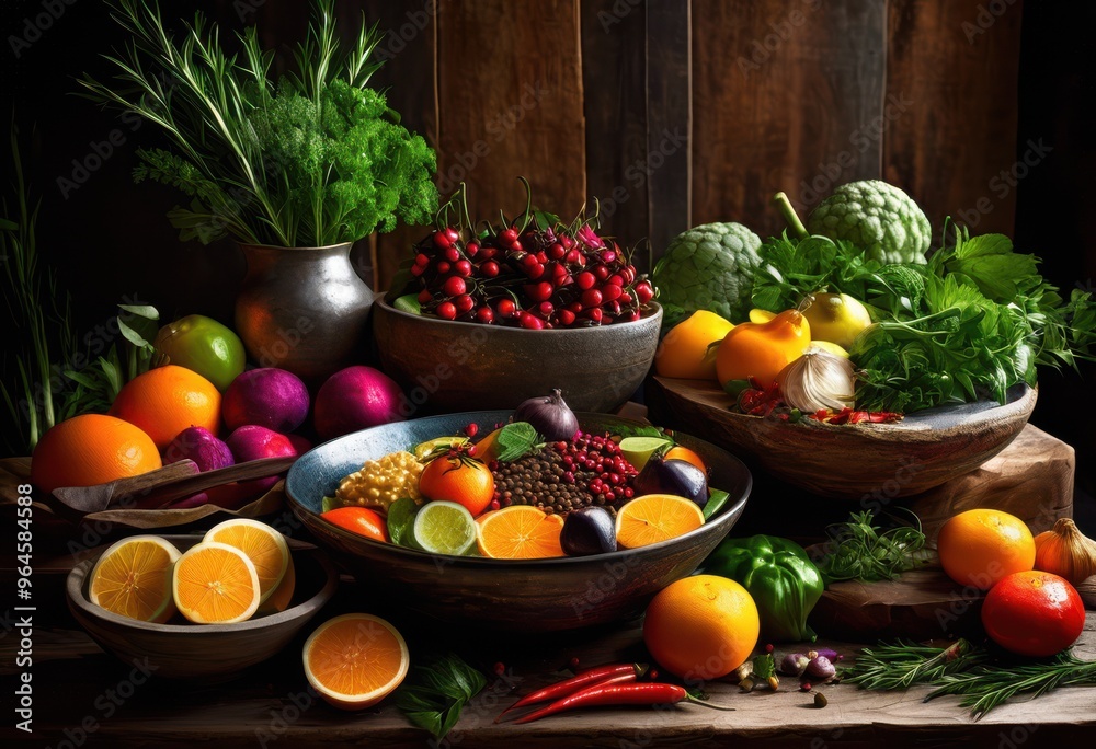 vibrant ingredients colorful components artfully arranged captivating culinary creations, aesthetics, appeal, arrangement, artistry, chef, colors vibrant ingredients colorful components artfully arranged captivating culinary creations, aesthetics, appeal, arrangement, artistry, chef, colors