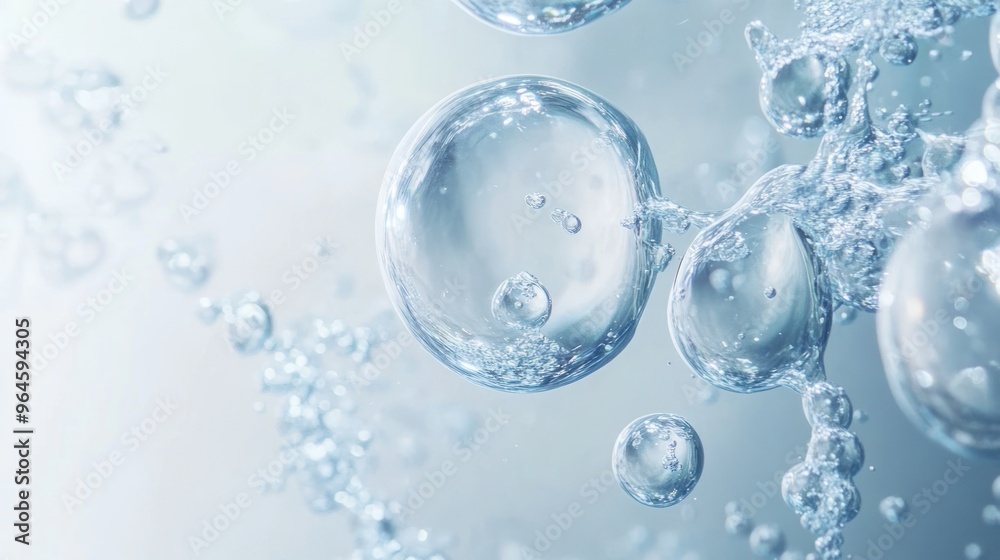 Water Bubbles Abstract Water Bubbles Abstract