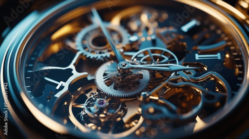 Intricate Watch Mechanism