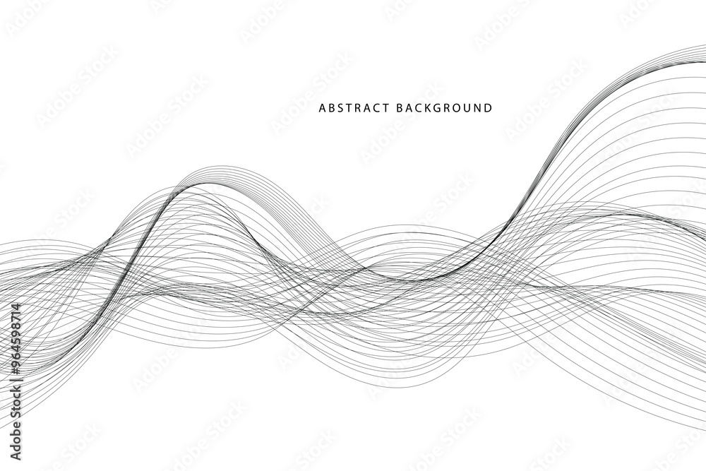 Fototapeta premium abstract wavy background