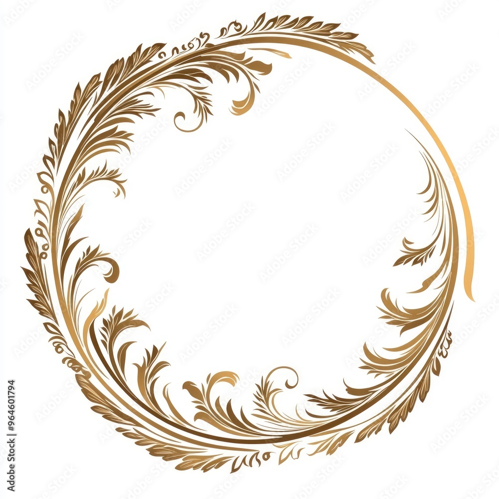 Chinese Lion Guardian Symbol in Ornate Circle Chinese Lion Guardian Symbol in Ornate Circle