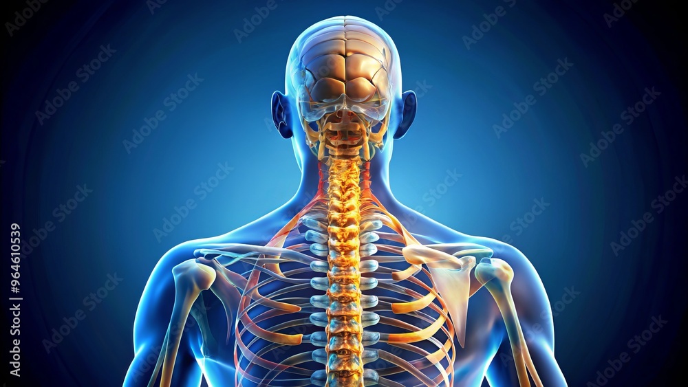 3d rendered illustration of a shoulder 3d rendered illustration of a shoulder