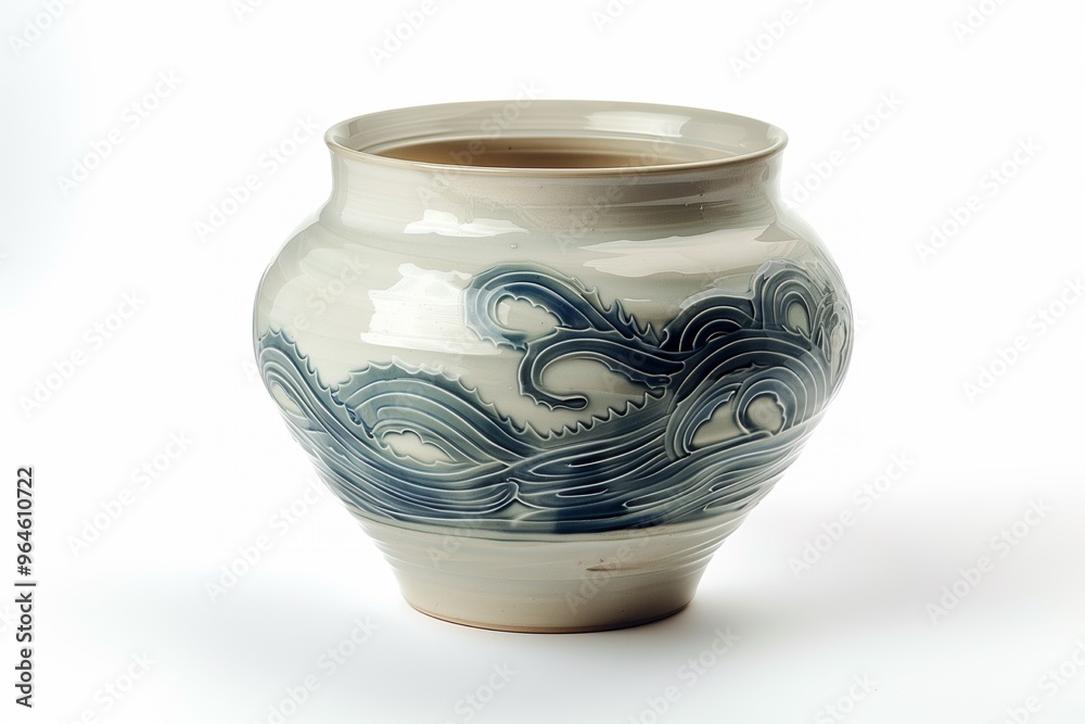 chinaware on white background