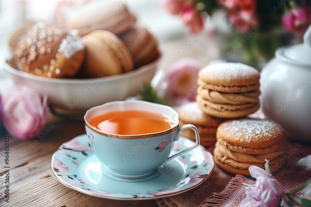 It's time for tea and dessert It's time for tea and dessert