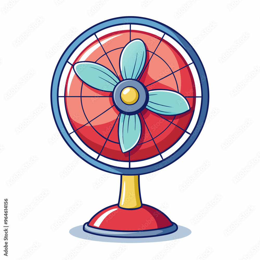 fan isolated on white background fan isolated on white background