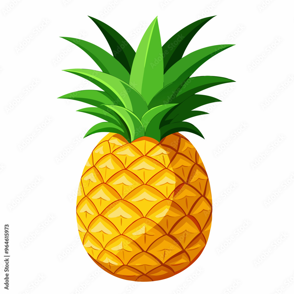 pineapple isolated on white background pineapple isolated on white background