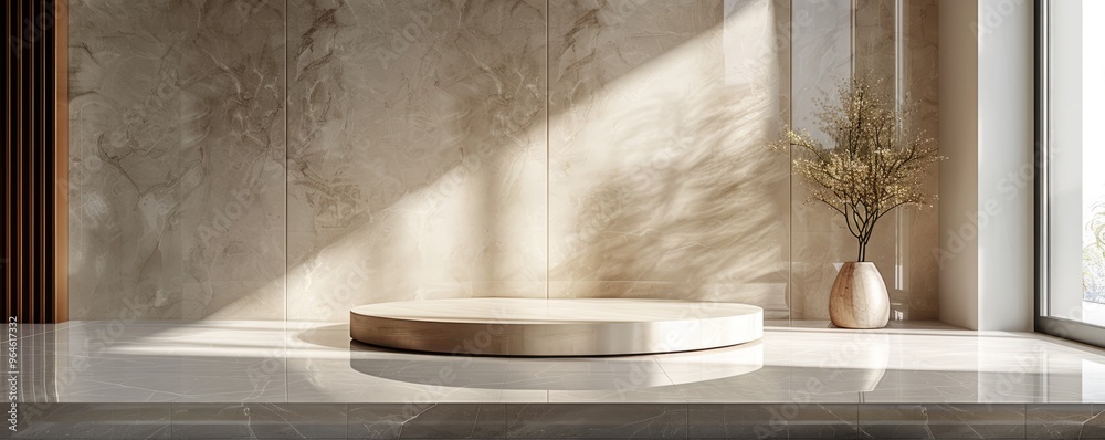Podium mockup with a sleek, polished look. Podium mockup with a sleek, polished look.