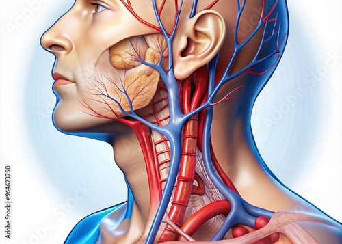 carotid sheath illustration photo