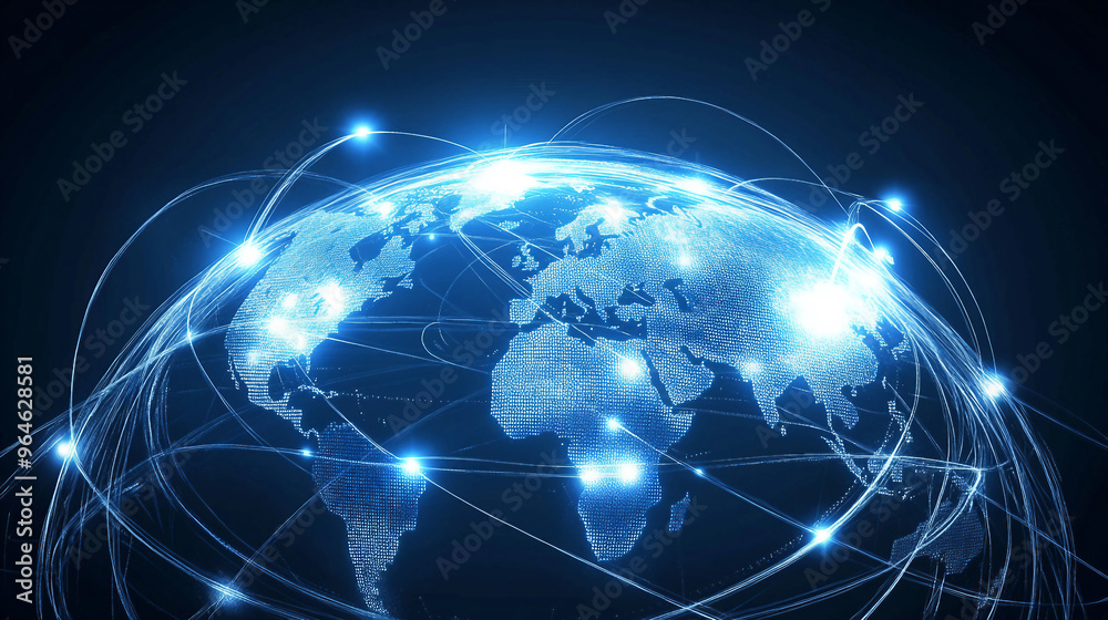 Connecting the World: Global Communication Concept with Diverse People and Technology Connecting the World: Global Communication Concept with Diverse People and Technology