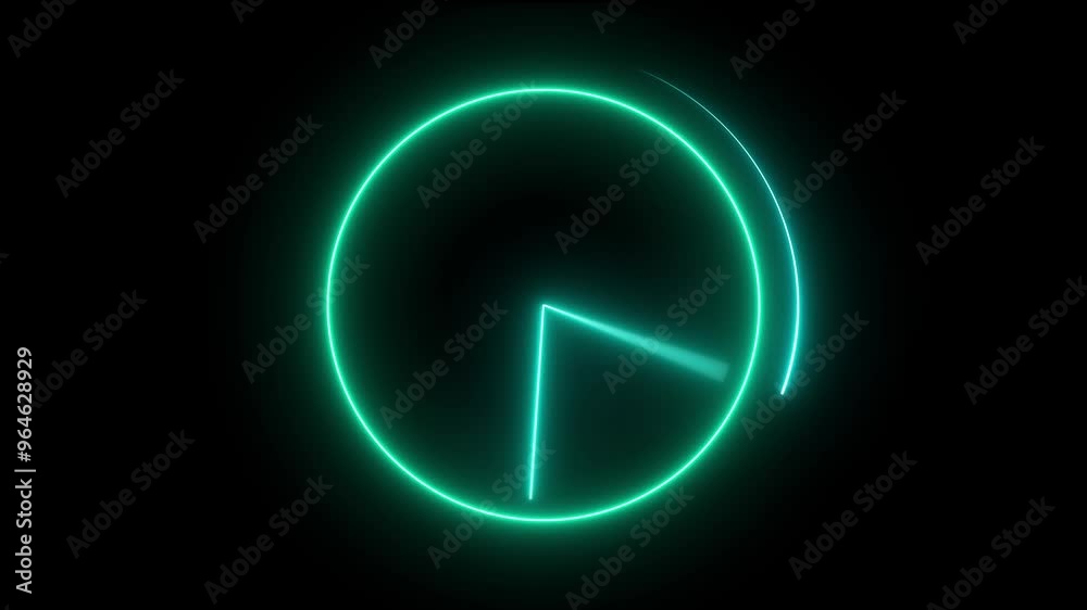 Clock icon animation. Clock icon animation.