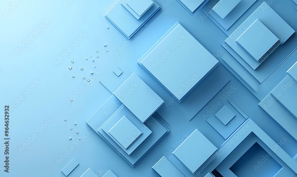 Abstract square blue cube texture background Abstract square blue cube texture background