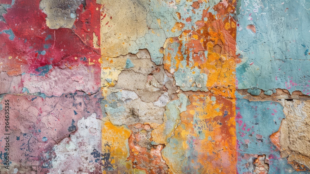 Fototapeta premium Colorful abstract texture wall