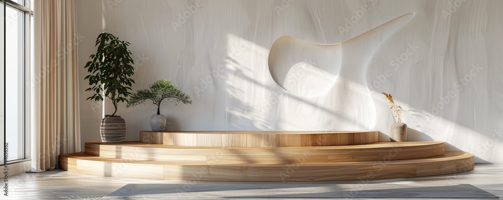 Podium mockup featuring an ergonomic design. Podium mockup featuring an ergonomic design.