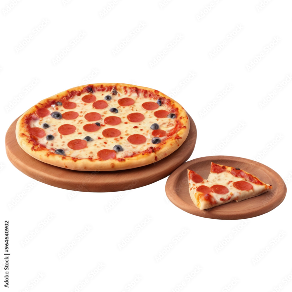 pizza with salami pizza with salami