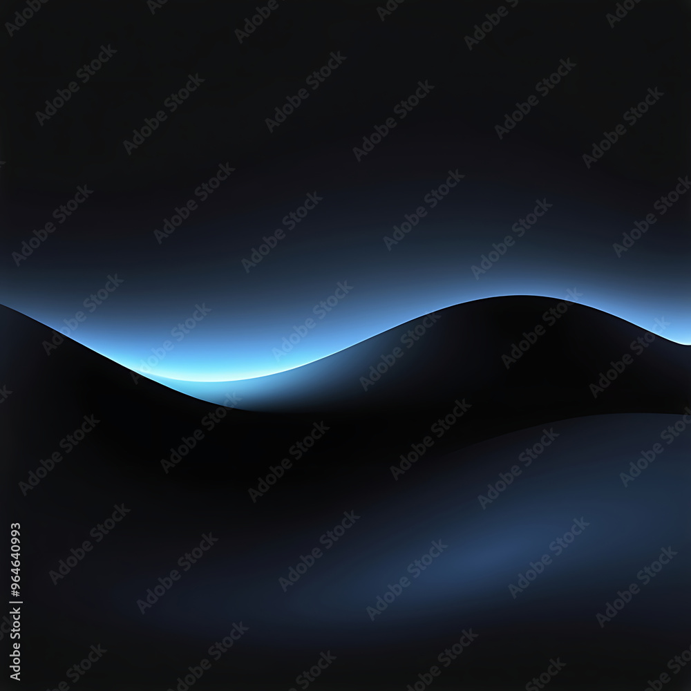 © Al Amin - Abstract black gradient background modern luxury studio dark background texture wallpaper Empty black color studio room background, gradient, texture, abstract, blue background texture. ai