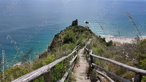 Beautiful seascape along the 