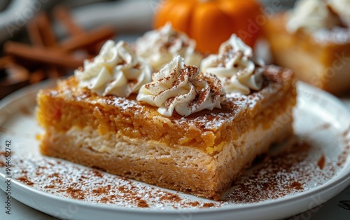 Wallpaper Mural Delicious Pumpkin Cheesecake Bars Torontodigital.ca