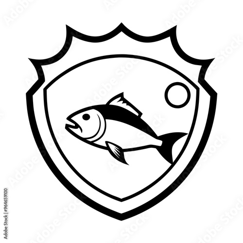 fish on a white background