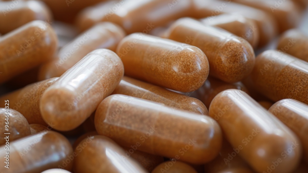 Natural brown magnesium capsules for holistic health and wellness Natural brown magnesium capsules for holistic health and wellness