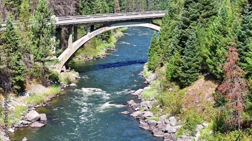 Famous Rainbow Bridge in Idaho photo