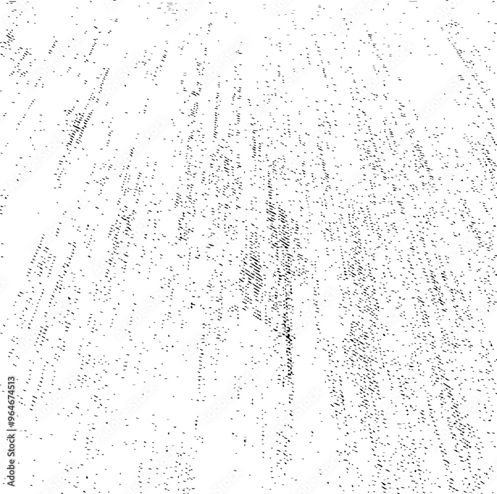 Snow, stars, twinkling lights, rain drops on black background. Abstract vector noise. Small particles of debris and dust. Distressed uneven grunge texture overlay.