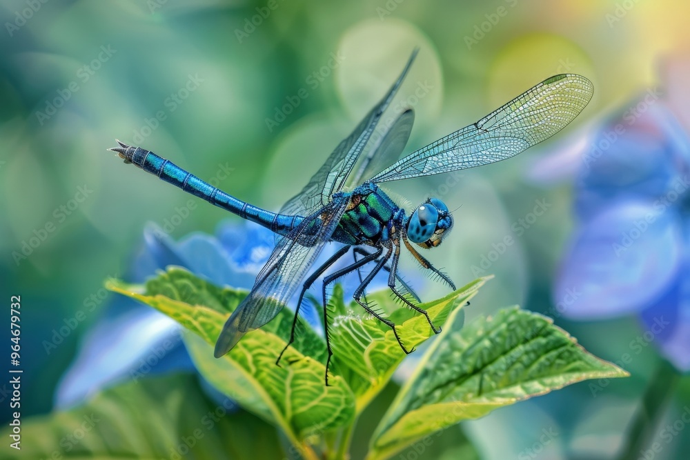 close-up dragonfly. Beautiful simple AI generated image close-up dragonfly. Beautiful simple AI generated image